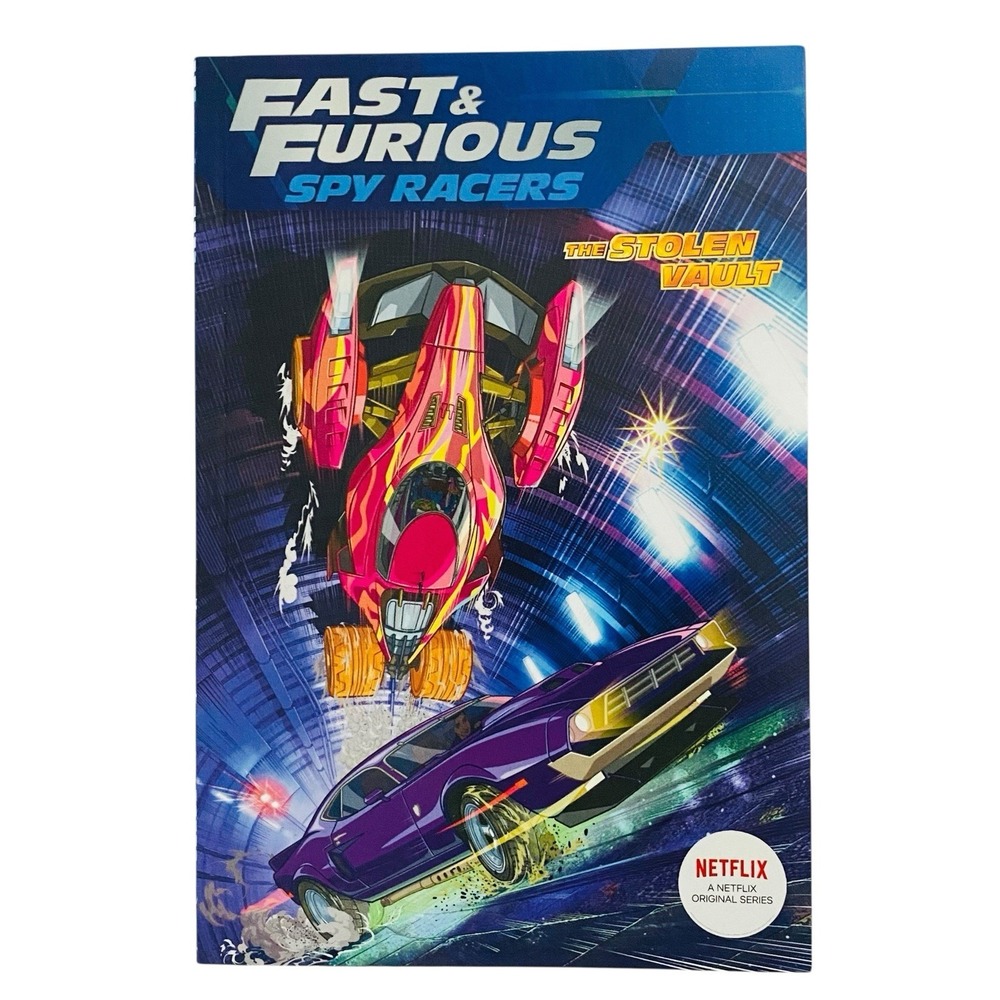 Fast & Furious Spy‎ Racers The Stolen Vault Kids Book Blue Paperback Adventure